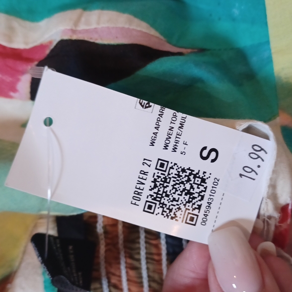 NWT Forever 21 Floral Crop Top - Picture 5 of 6